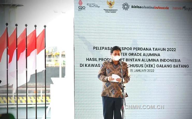 印尼总统莅临南山印尼宾坦氧化铝公司指导工作