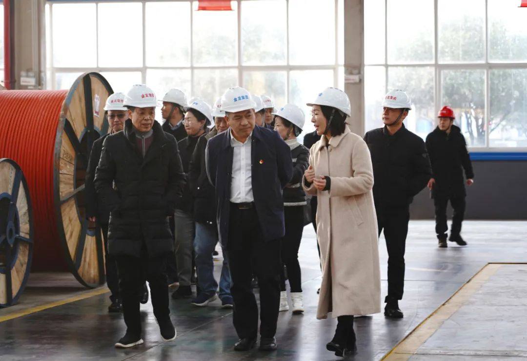 湘潭市雨湖区委书记段伟长一行莅临金龙集团调研指导工作