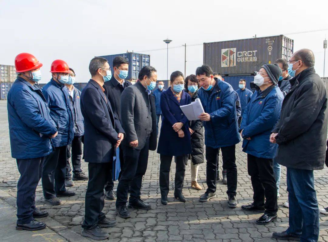 副市長朱利民到白銀集團調研進口物料疫情防控工作