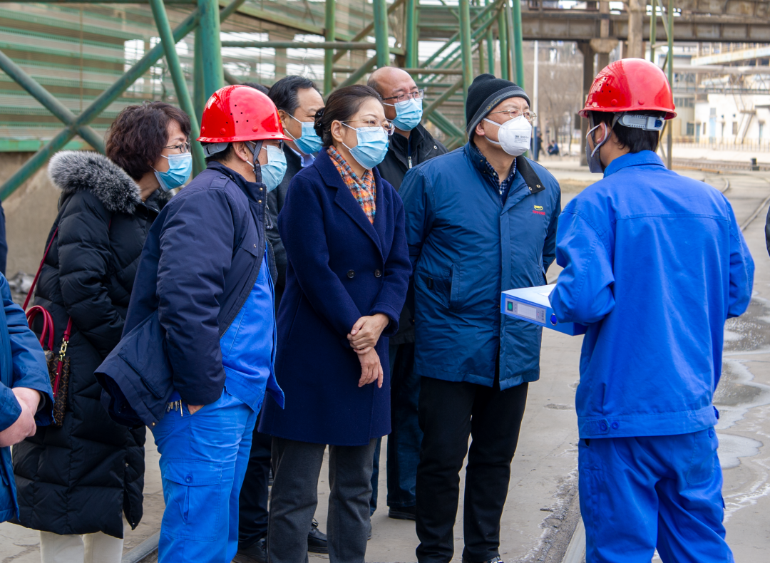 副市長朱利民到白銀集團調研進口物料疫情防控工作