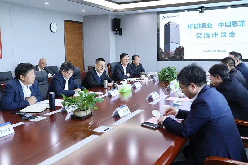 中国铜业与中国恩菲交流座谈