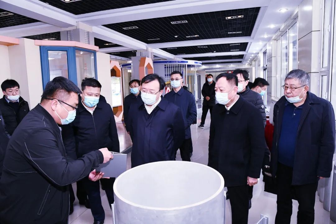 邯郸市政府副市长张永新一行到力尔铝业调研指导工作