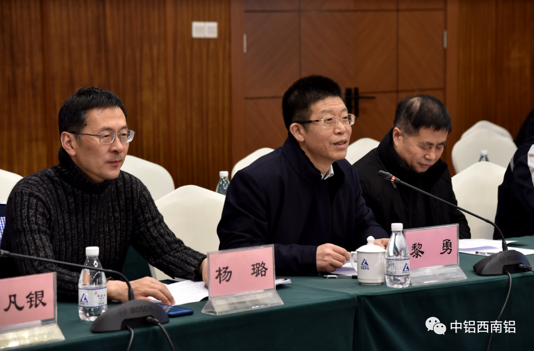 中铝西南铝领导会见中国一重首席科学家王宝忠