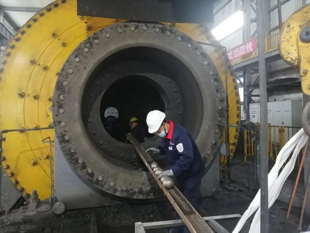 青海铜业选矿车间顺利完成设备检修工作