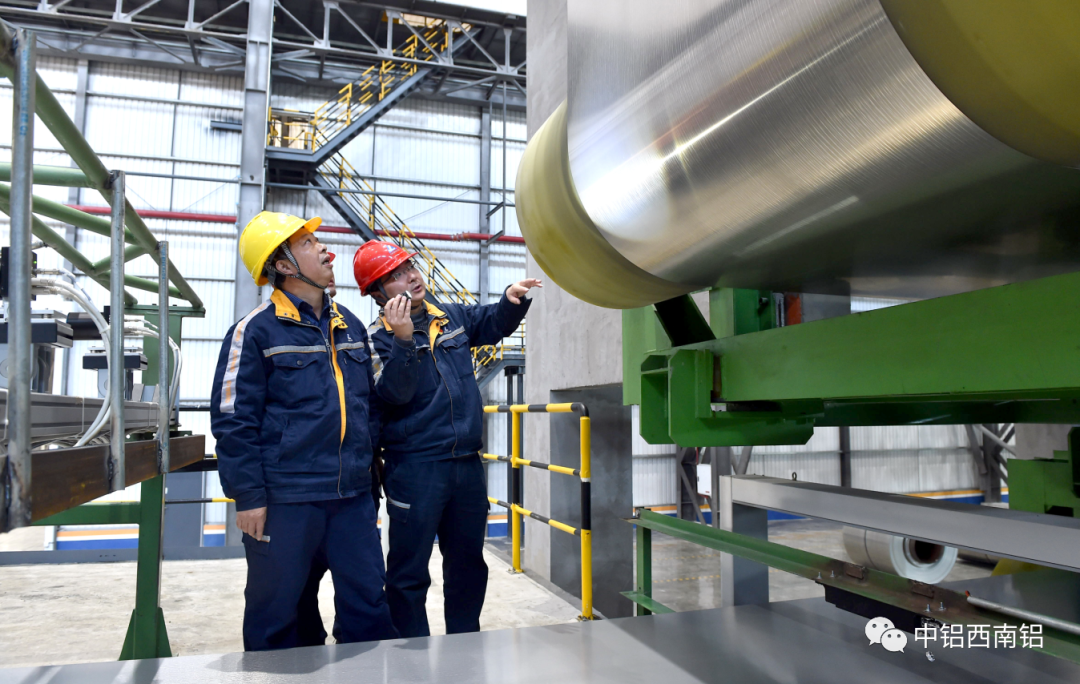 中鋁西南鋁壓延廠蒙皮高級板產量大幅提升