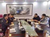 中國進出口銀行黑龍江省分行行長助理尹兆麗到中鋁東輕交流訪問