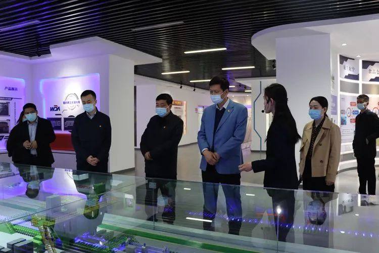 团省委副书记王笃波调研万达铝业团建情况