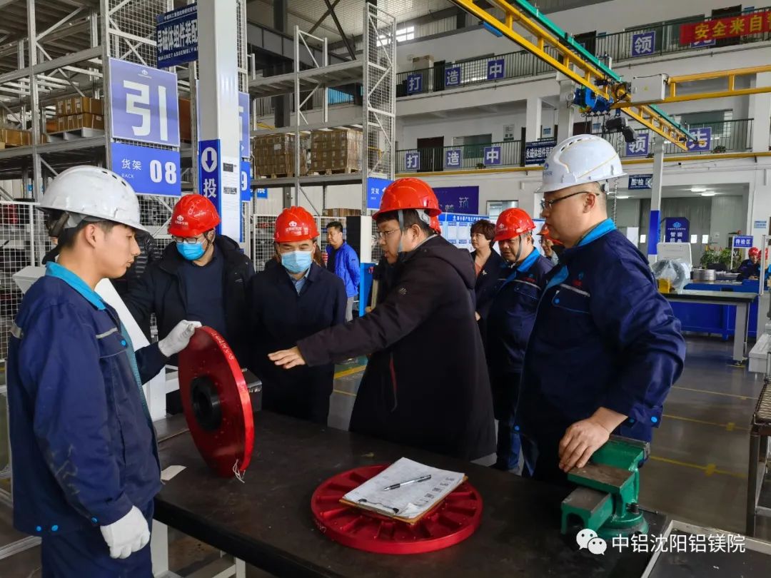 中鋁沈陽鋁鎂院總經理黃飛帶隊到中國煤科沈陽研究院考察調研