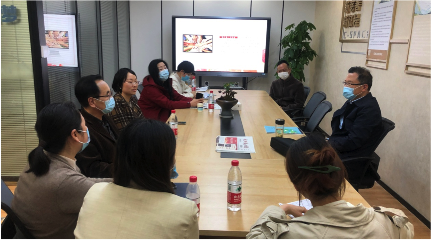 杭州拱墅区委第三巡察组组长胡智灵一行莅临锦江集团交流指导