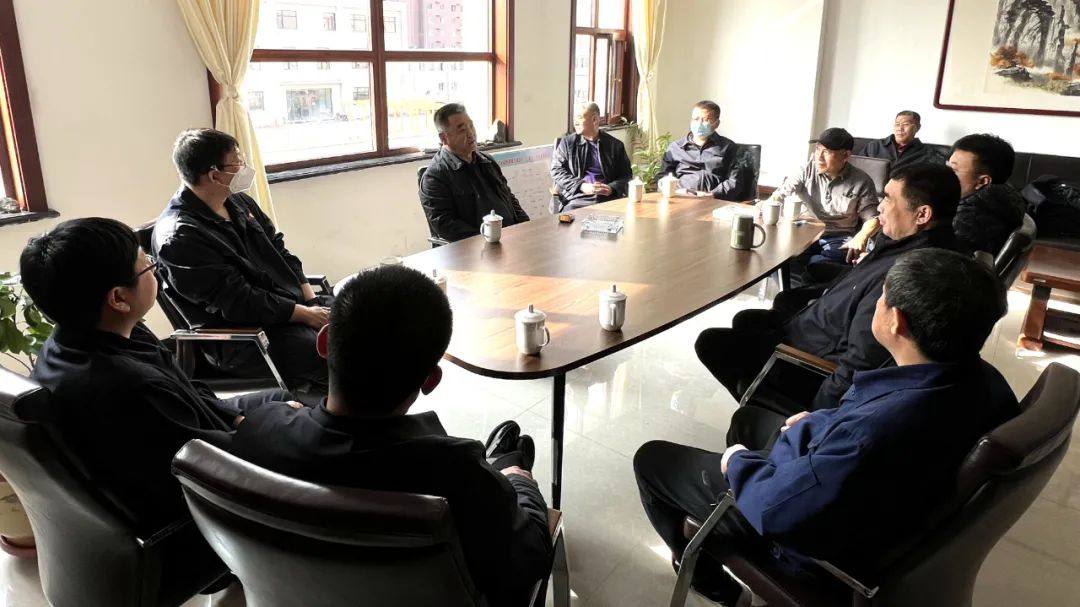 宏躍集團於洪董事長到八家礦業公司調研