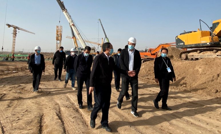 兰州市委常委、兰州新区党工委书记杨建忠赴甘肃海亮铜箔项目调研
