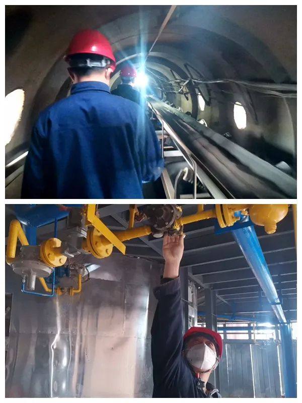 宏躍集團電解鋅廠供料作業區自檢自查除隱患