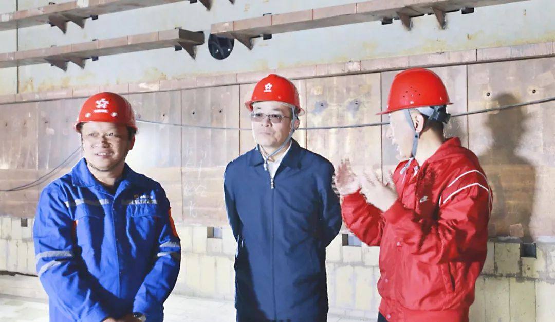 中色大冶公司领导到40万吨项目现场调研