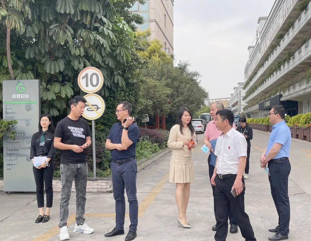 中国有色加工协会、南海区铝型材行业协会领导莅临广东高登铝业集团参观