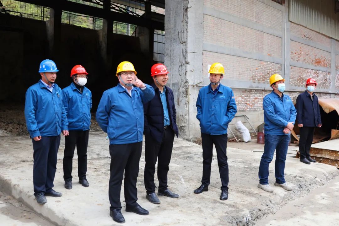 市发改委调研组到汉中锌业公司调研督导复工复产工作