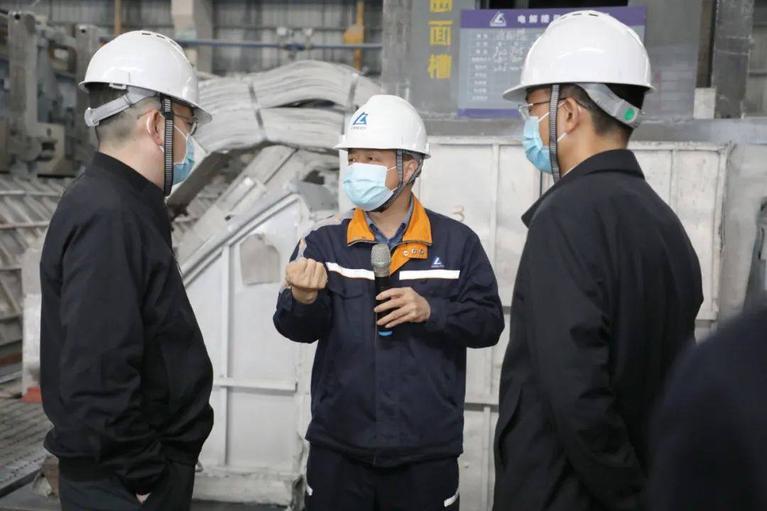 中组部团中央赴滇“博士服务团”新能源绿色产业分团到云铝淯鑫公司调研