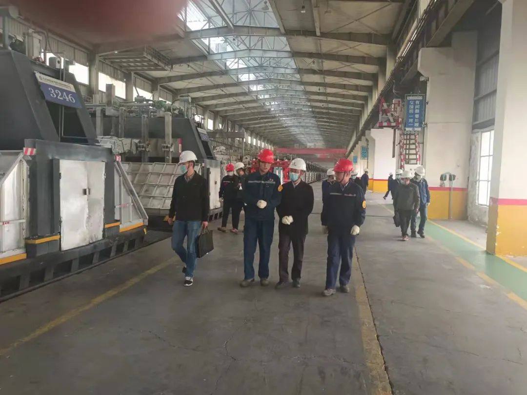 青投公司领导莅临青海百河铝业公司开展春季及清明节前安全生产工作大检查