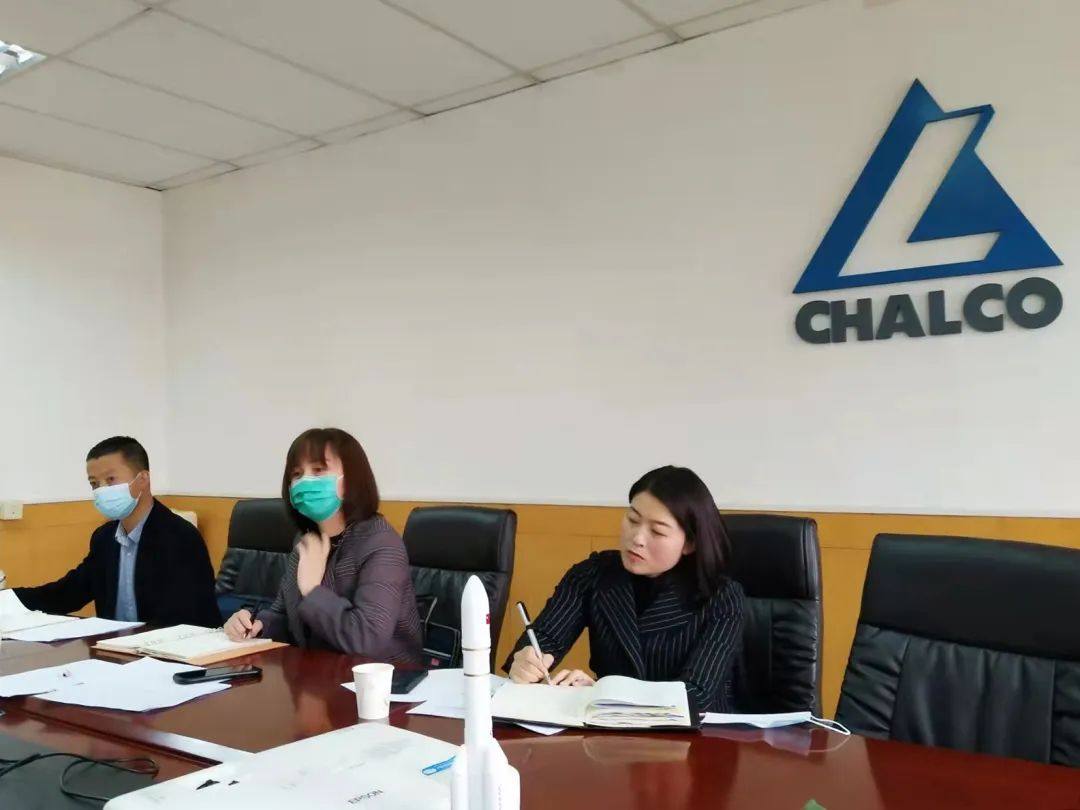 定西市工信局副局长陈睿来西北铝调研