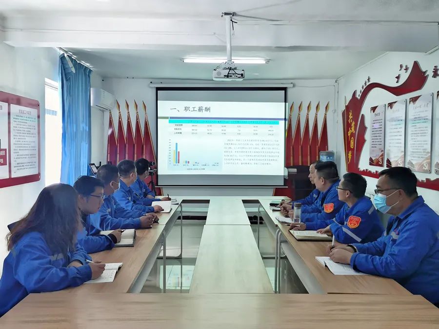 內蒙古廣銀鋁業有限公司召開一季度經營分析會