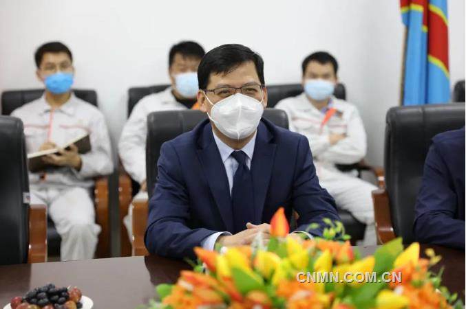 中国驻刚果（金）大使朱京到访北方矿业科米卡公司