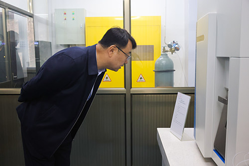中条山集团董事长魏迎辉到设计研究院、计量检验部开展工作调研