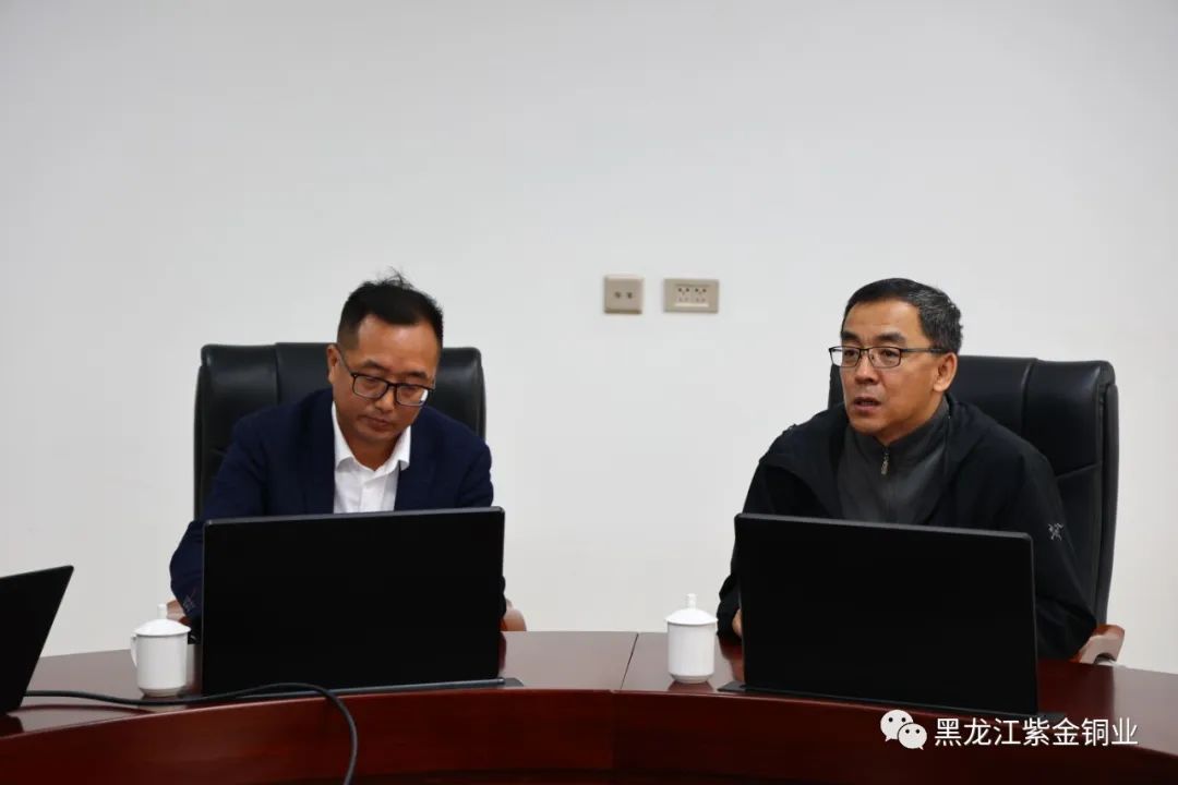 齐齐哈尔市税务局局长张忠明到黑龙江紫金铜业公司宣贯落实税收优惠政策