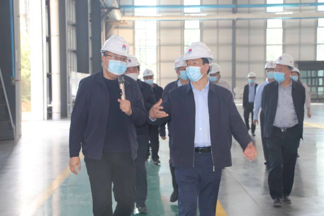 新密市政府考察团莅临义瑞新材参观考察