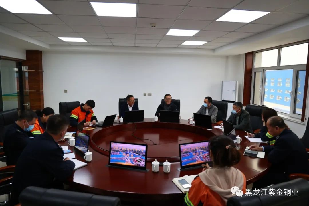 齊齊哈爾市稅務局局長張忠明到黑龍江紫金銅業公司宣貫落實稅收優惠政策