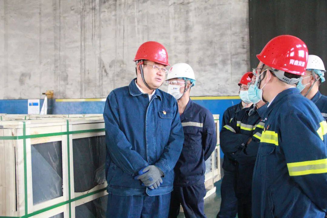 国家电投铝电公司董事长冯建清到青鑫炭素调研