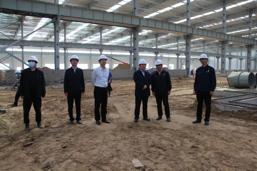 涿州市长李献峰到华北铝业新能源电池箔项目现场调研
