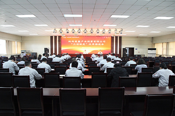 陕西美鑫公司召开“三项制度”改革推进会