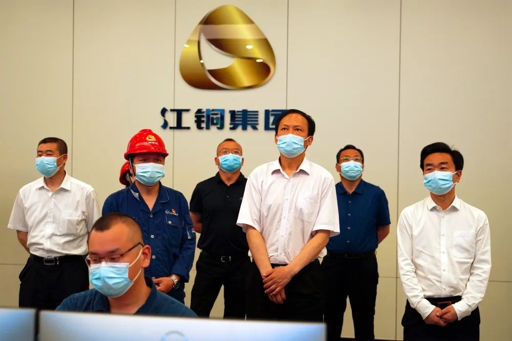 市人大固废污染防治工作调研组到江铜铅锌公司调研