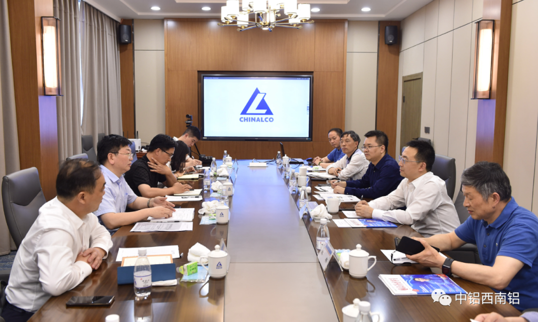 重慶市新材料產業聯合會常務副會長王敬貴到西南鋁調研