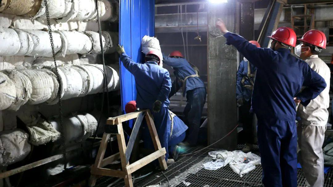 澳炉锅炉水冷壁试水打压一次成功宏跃北铜检修取得重大胜利