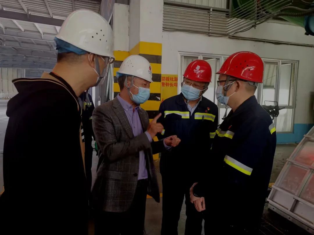 中鋁寧夏能源集團董事長丁吉林到訪寧東分公司