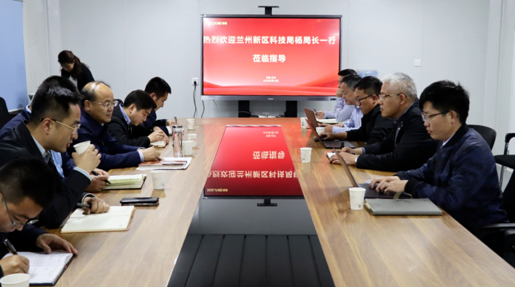 兰州新区科技发展局局长杨天岳调研甘肃海亮铜箔项目