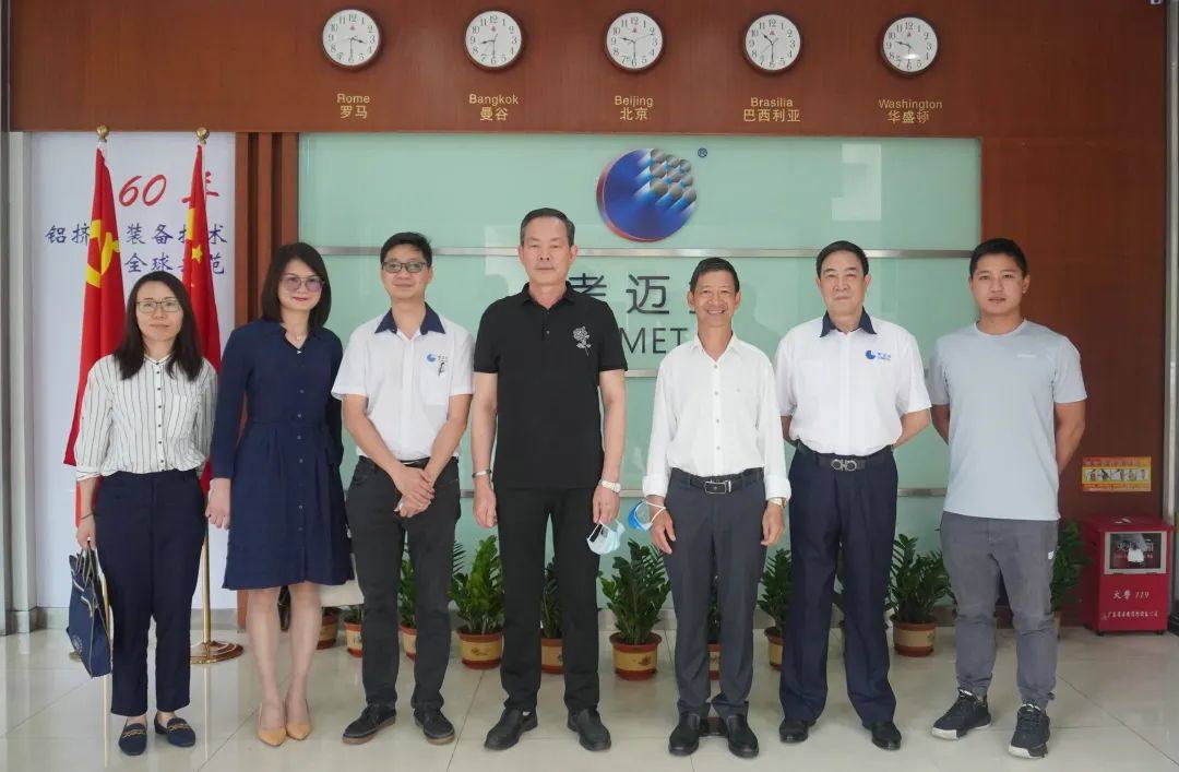 广东（南海）铝加工产业联盟专家团队到佛山考迈托考察调研