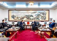 米拉多銅礦總裁胡建東拜會中國駐厄瓜多爾大使陳國友