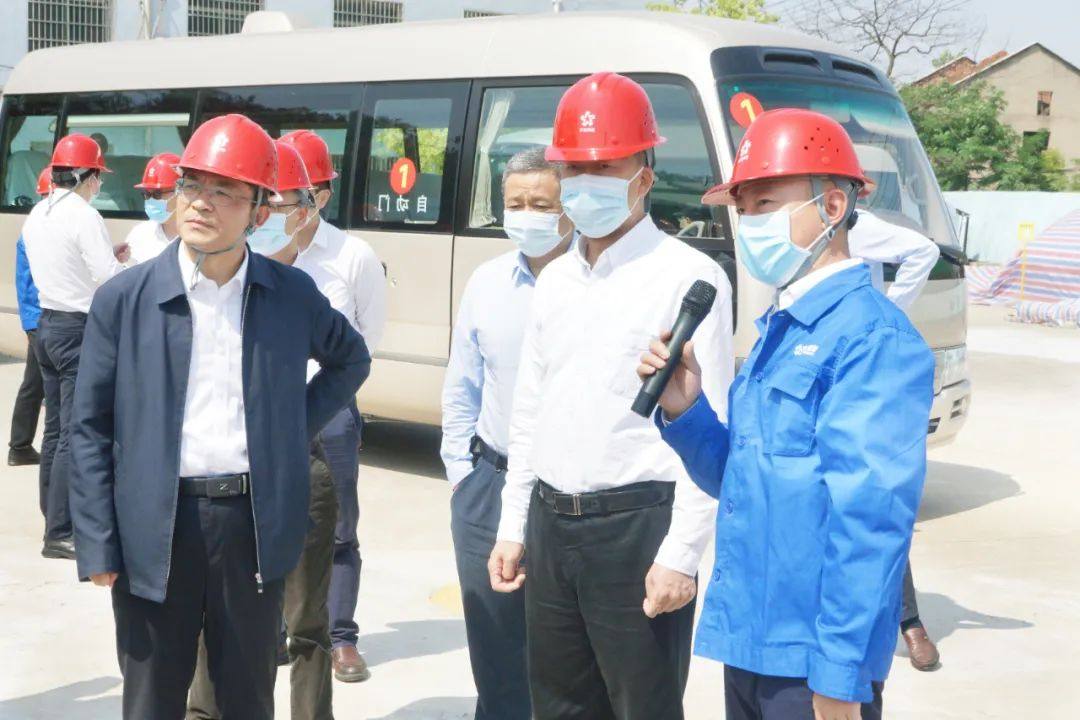 湖北省人大常委会副主任刘雪荣到中色大冶公司调研指导工作