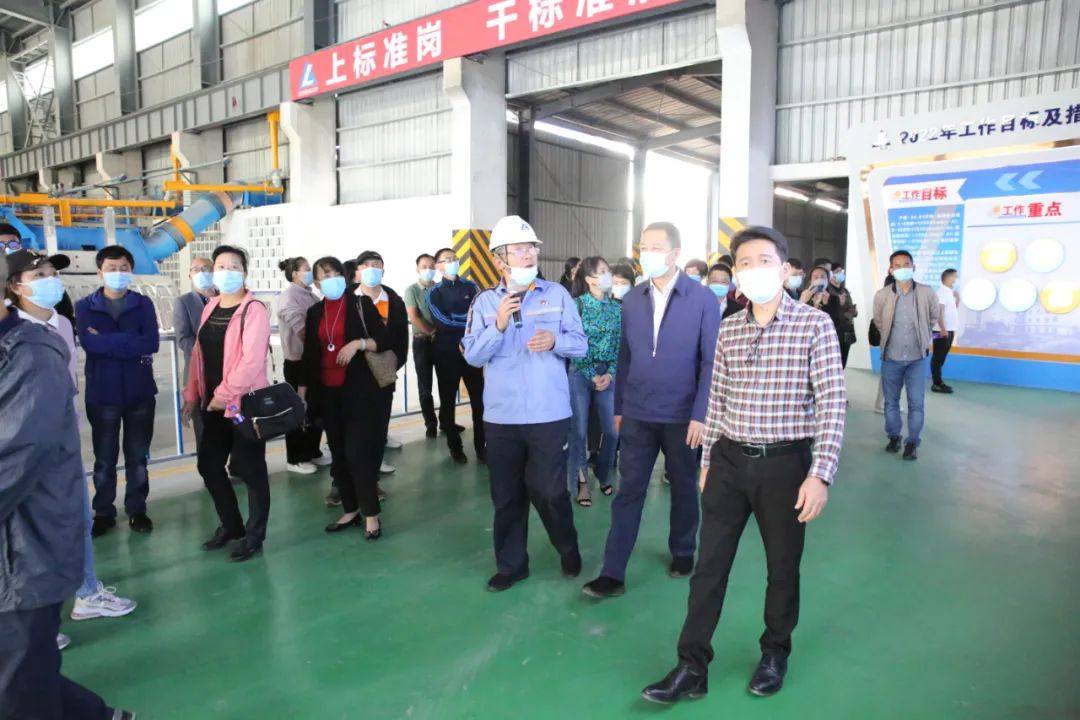 西双版纳州考察组到云铝淯鑫公司产改工作现场教学交流