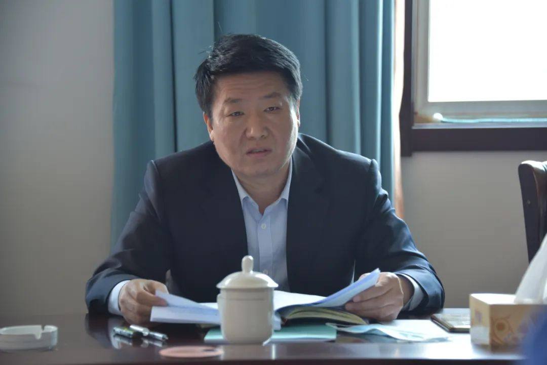 義煤集團調研員楊運峯到義翔鋁業調研指導工作