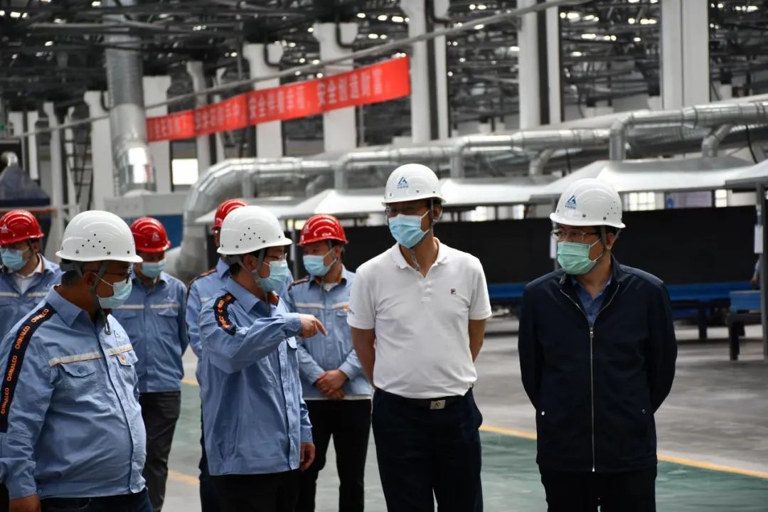 中铝国际总裁刘敬到云南铝应用公司调研指导工作