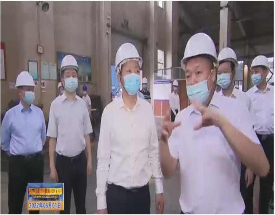 乐山市市委书记马波莅临四川铭帝铝业调研