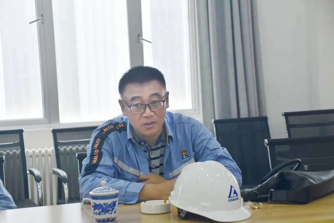貴州鋁廠領導陳剛、吳志偉到貴州華仁、貴州分公司合金化事業部調研指導工作