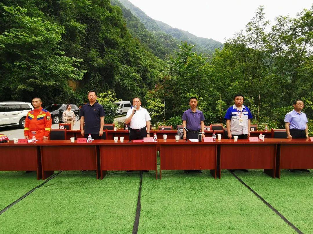 甘肃阳坝铜业举办康县2022年“安全生产月”活动启动仪式和防汛减灾综合应急演练活动