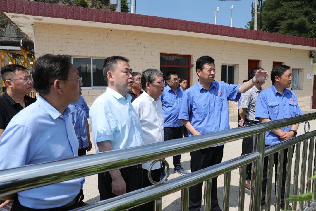 中信重工副总经理郝兵到白银有色厂坝矿考察