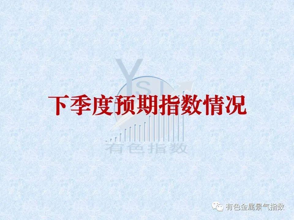 2022年2季度中国有色金属企业信心指数为50.5 比上季度上升0.7个点