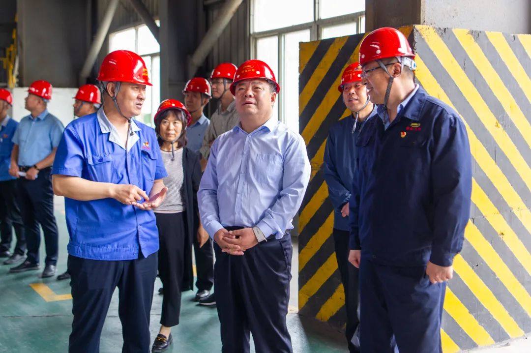 省纪委常委、省监委委员郝觉民到白银集团参观