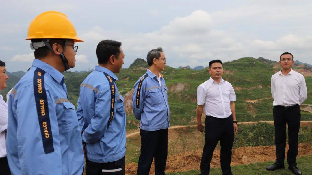西畴县委书记黄明勇到云铝文山铝业西畴矿业进行实地调研