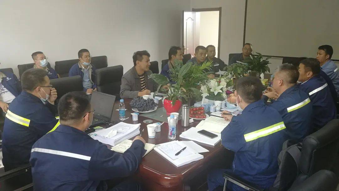 国家电投铝业安全生产运营诊断组到百河铝业公司检查指导工作